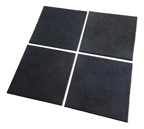 Kit 12 Placas Piso Borracha Academia 15mm 50x50cm