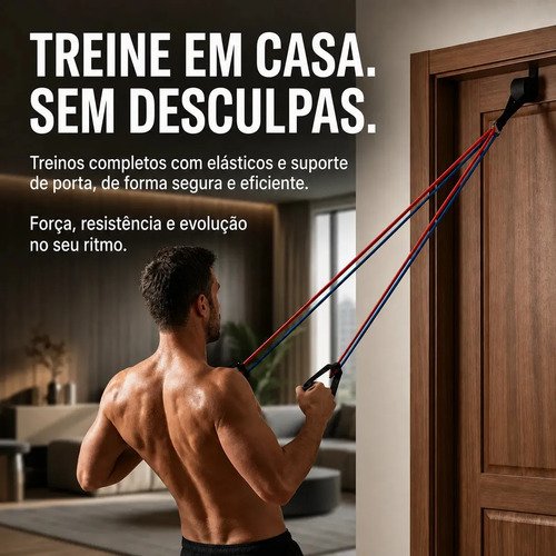 Kit 18 Itens Esportivos Para Treino Em Casa Academia Fitness Funcional Com Elásticos Extensor Puxadores Faixas Elásticas Mini Band P/ Exercícios Ginástica Fisioterapia - Topsand Activewear