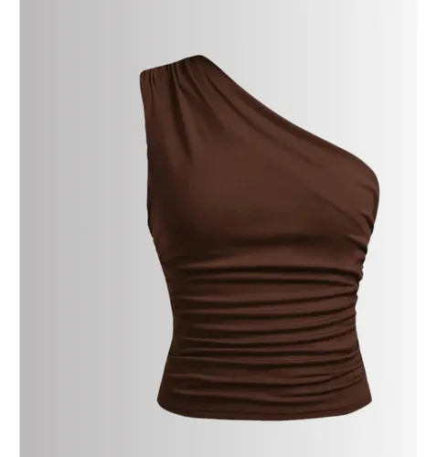 Kit 2 Blusa Feminina Elegante Mula Manga Assimétrica Casual