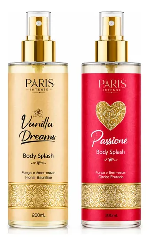 Kit 2 body splash da virginia fonseca 200ml perfume feminino