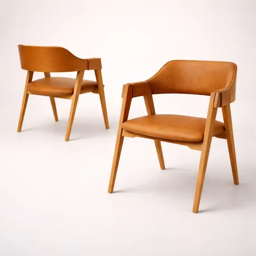 Kit 2 cadeiras jantar luxo encosto laminado 100 madeira