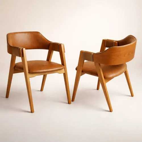 Kit 2 Cadeiras Jantar Luxo Encosto Laminado 100% Madeira