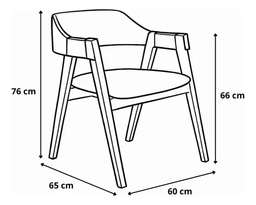Kit 2 Cadeiras Jantar Luxo Encosto Laminado 100% Madeira