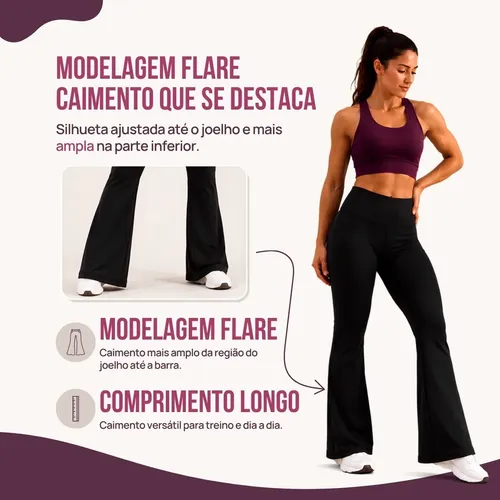 Kit 2 Calça Legging Bailarina Zero Transparência Grossa