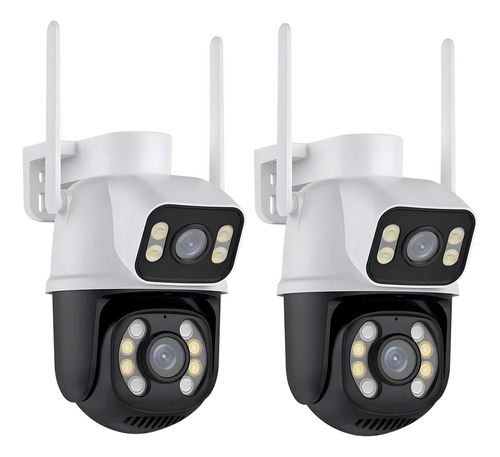 Kit 2 camera de seguranca ip a28 app icsee estary shop 3mp w