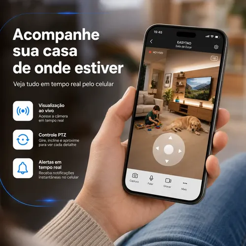 Kit 2 Câmera De Segurança Lâmpada Externa Icsee Wifi Ip E27