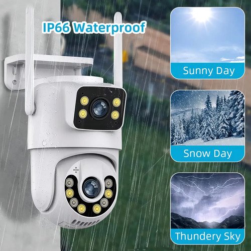 Kit 2 Camera Segurança A29 Yoosee Prova D'agua Lente Dupla Cor Branco Estary Shop