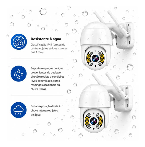 Kit 2 câmeras Ip Yoosee Prova D'água Infravermelho Externa Wifi