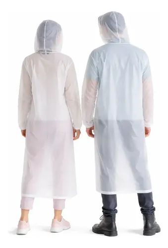 Kit 2 Capas De Chuva Reforçada Eva Para Adulto Unissex