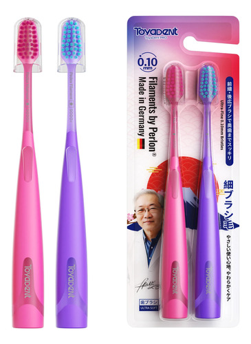 Kit 2 escovas ultra macias toyadent pro 5000 cerdas