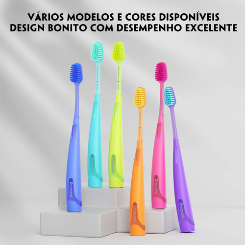 Kit 2 Escovas Ultra Macias Toyadent Pro 5000 Cerdas