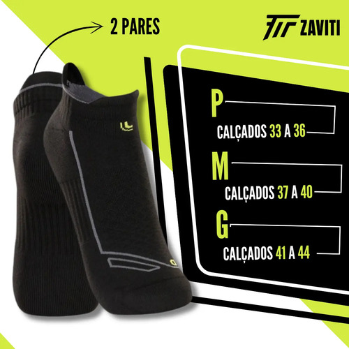 Kit 2 Pares Meia Lupo Dry Soquete Curto Anti Bolhas Corrida
