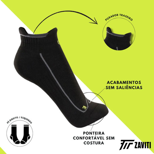 Kit 2 Pares Meia Lupo Dry Soquete Curto Anti Bolhas Corrida