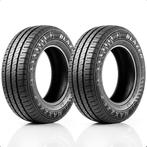 Kit 2 pneu kombi 185r14c 102100t carga 8 lonas reforcado