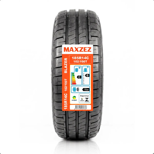 Kit 2 Pneu Kombi 185r14c 102/100t Carga 8 Lonas Reforçado