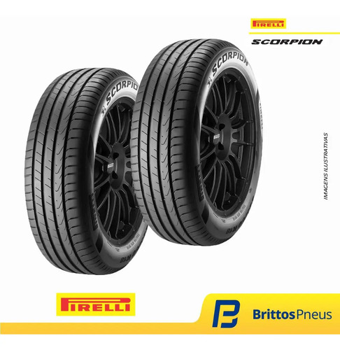 Kit 2 Pneu Pirelli Aro 18 225/55r18 98v Scorpion