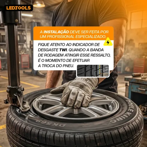 Kit 2 Pneus 175/65r14c Aro 14 Alfamotors Dk569 Velocidade T