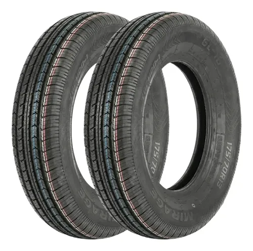 Kit 2 pneus 17570 r14 mirage mr 163 84t aro 14 novos