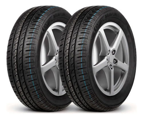 Kit 2 pneus 18570r14 barum bravuris 5hm aro 14 combustivel e
