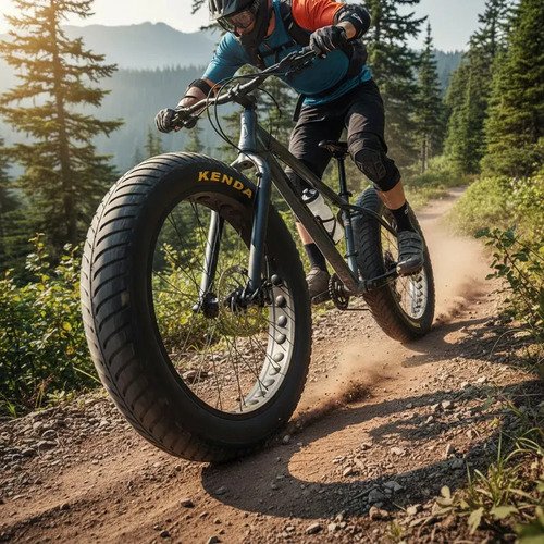 Kit 2 Pneus Kenda Kraze 20x4.0 Chopper Fat Bike + 2 Câmaras Veloforce Bicicleta Elétrica