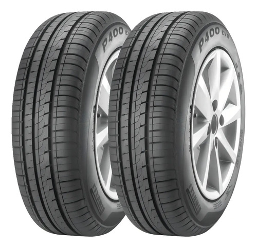 Kit 2 pneus pirelli aro 16 p400 evo 20555 r16 91v v