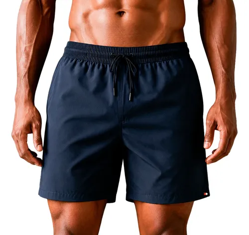 Kit 2 Shorts Bermuda Tactel Elástico Sandrini Academia Sport