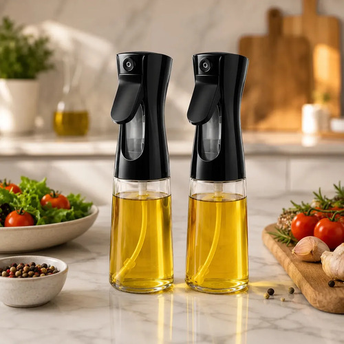 Kit 2 Spray De Cozinha Epsilon Eps-412 Borrifador Pulverizador De Óleo Azeite 200ml