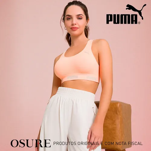Kit 2 Tops Puma Original Alta Sustentação Academia Fitness