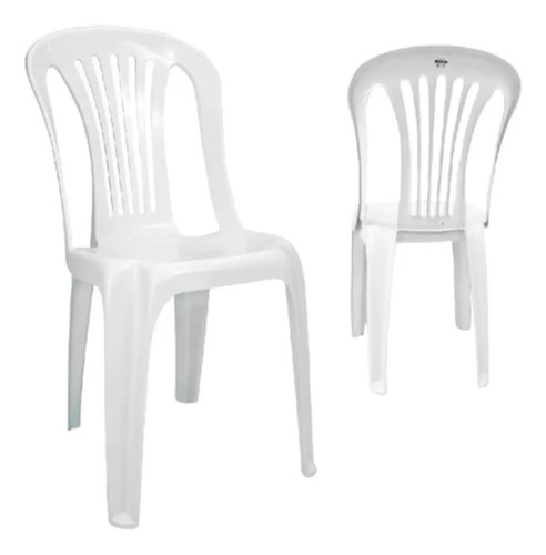 Kit 20 Cadeiras Plástica Bistrô Reforçada Polipropileno Top