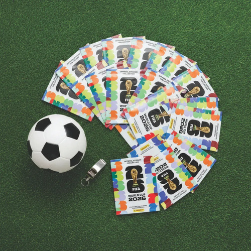 Kit 20 Pacotes Figurinhas Panini Copa Mundo Fifa 2026