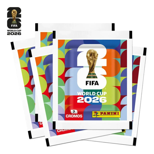 Kit 21 figurinhas album copa do mundo 2026 3 pacotes 1