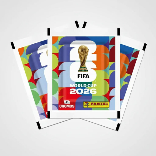 Kit 21 Figurinhas Álbum Copa Do Mundo 2026 - 3 Pacotes