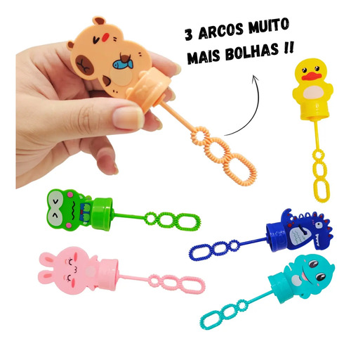 Kit 24 Bolha Sabão Bolinha Lembrancinha Aniversario Atacado