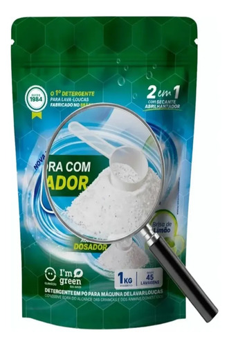 Kit 2un Sabão Detergente Secante Máquina Lava Louça 1kg Unik