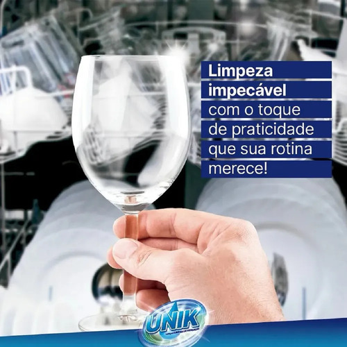 Kit 2un Sabão Detergente Secante Máquina Lava Louça 1kg Unik