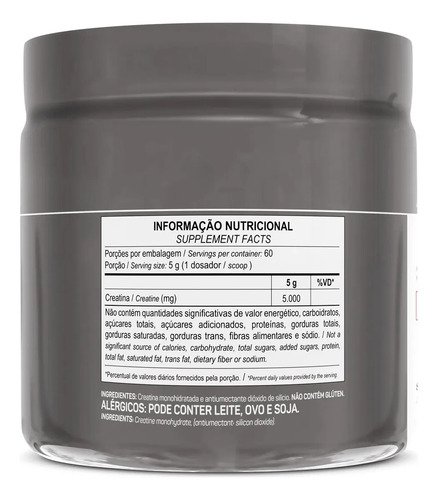 Kit 2x Creatina 300g Creatina Monohidratada Max Titanium Sem Sabor Alta Pureza