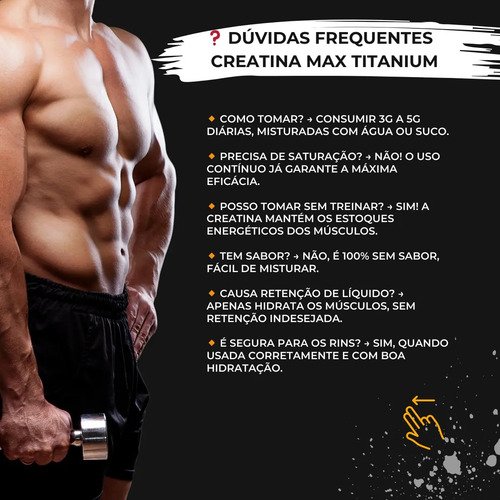 Kit 2x Creatina Titanium (300g) Max Titanium