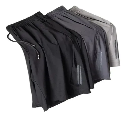 Kit 3 bermuda masculina importada seda secagem rapida