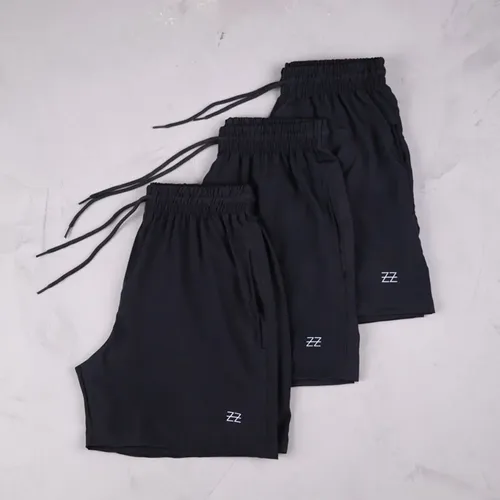 Kit 3 bermudas masculinas academia treino praia verao fit