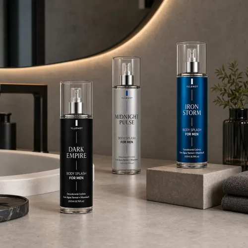 Kit 3 Body Splash Masculino 200ml Perfume De Luxo For Men