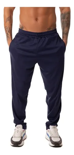 Kit 3 Calça Esportiva Elastano Academia Masculina Treino