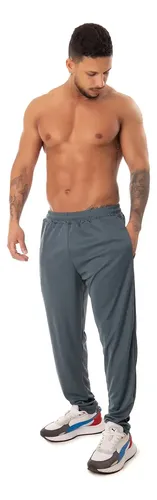 Kit 3 Calça Esportiva Elastano Academia Masculina Treino