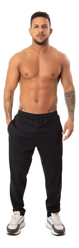 Kit 3 Calça Esportiva Elastano Academia Masculina Treino