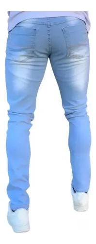 Kit 3 Calça Jeans Masculina Skinny Costura Reforçada