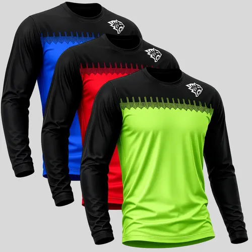 Kit 3 camiseta dry fit manga longa protecao segunda pele