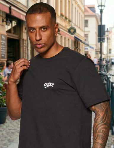 Kit 3 Camisetas Masculina Logo Grafitti Oakley.