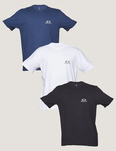 Kit 3 camisetas oakley masculino misselaneous ellipse