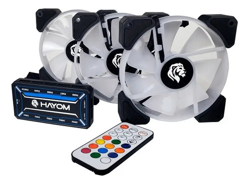 Kit 3 Cooler Fan Led Rgb 120mm Gabinete Gamer C Controladora