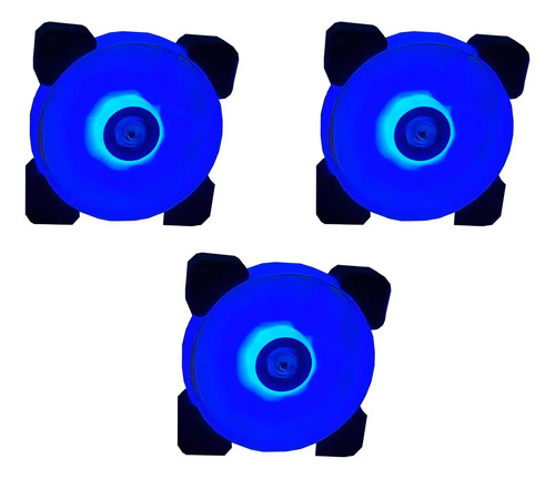 Kit 3 Cooler Fan Led Rgb 120mm Gabinete Gamer C Controladora