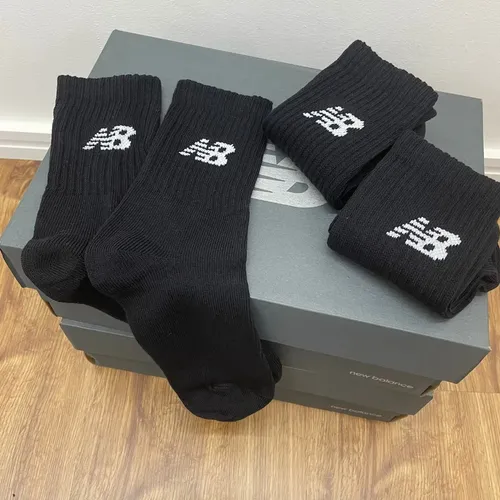 Kit 3 Meias New Balance Cano Longo 39 Ao 42 Casual Básico